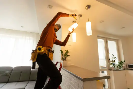 Contemporary House Lighting Kapiti 8 Electrician Kapiti installing customized Contemporary House Lighting Kapiti to match the style and function of modern living spaces.