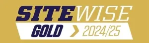 Camera CCTV Installation Kapiti 5 SiteWise Gold certification awarded to Electrician Kapiti for 2024/25.